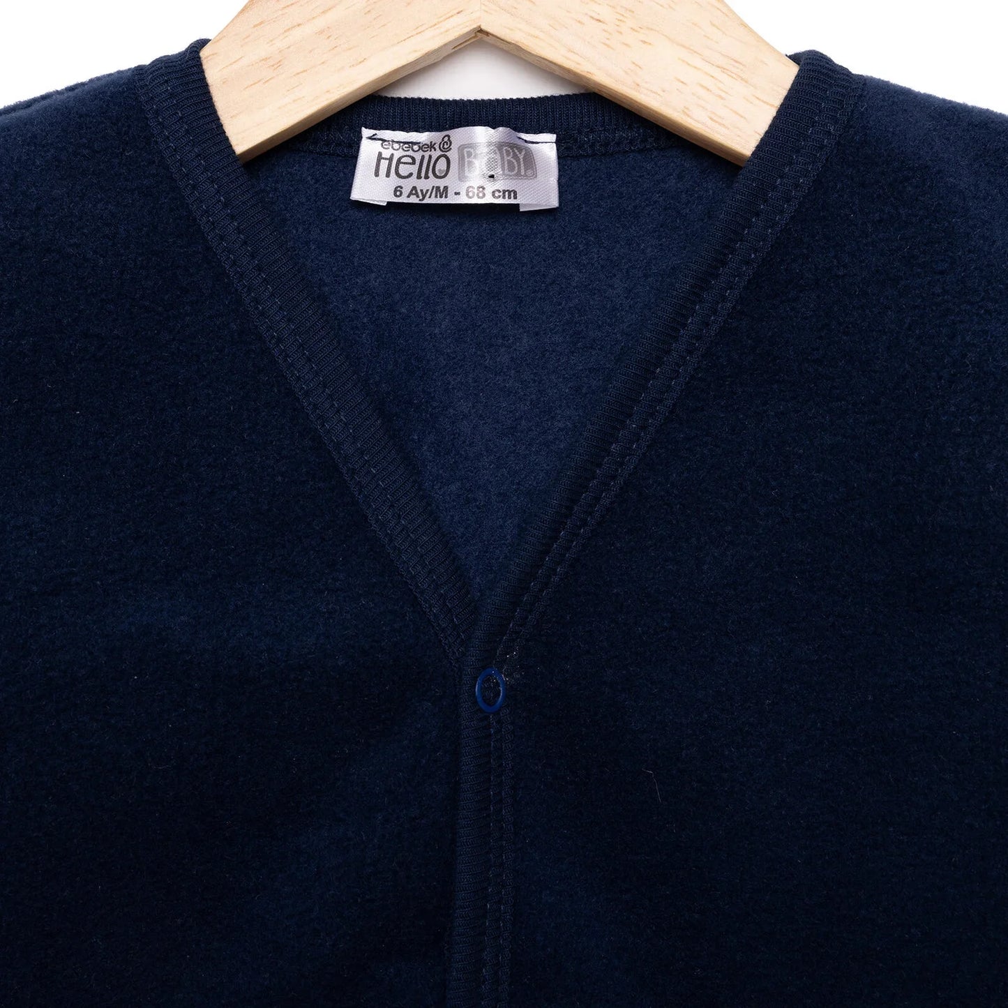 HelloBaby Basic Fleece Vest - Indigo