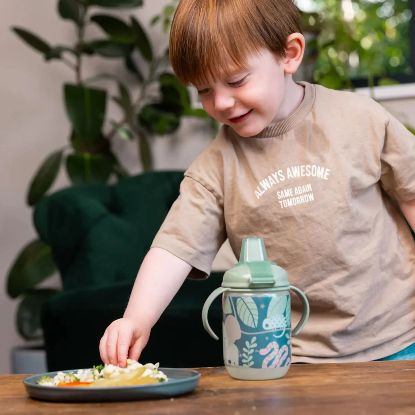 Vital Baby Hydrate Easy Sipper Cup 350ml - Jungle Glow