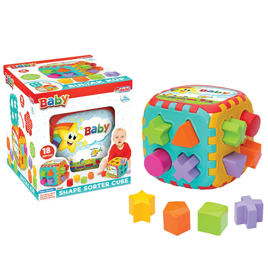 Dede Baby Puzzle Big Shape Sorter Cube