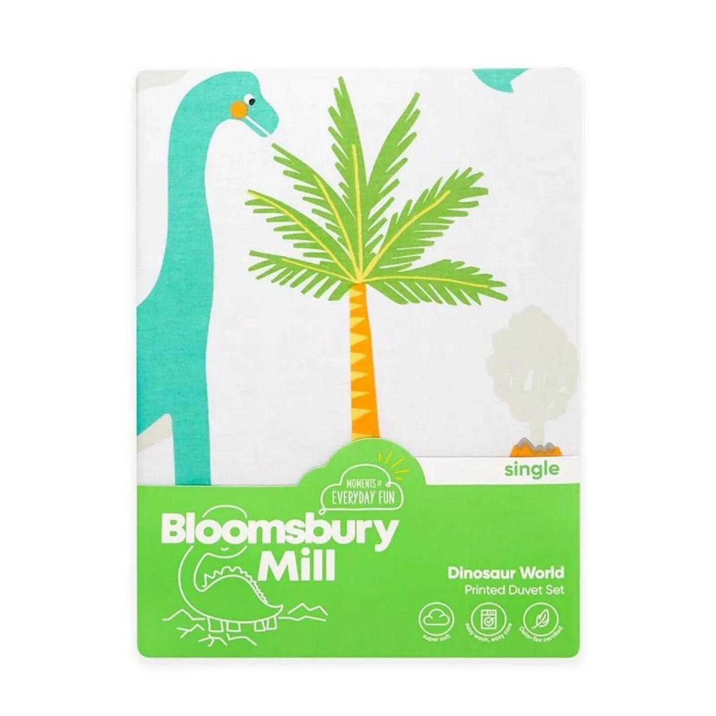 Bloomsbury Mill Single Duvet Set - Dinosaur World