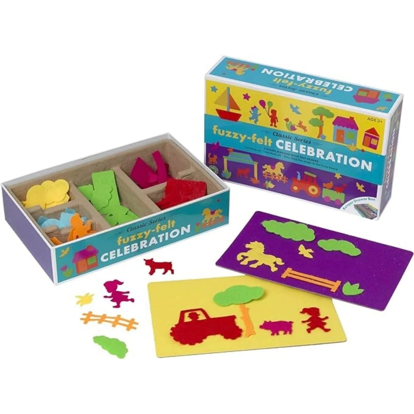 Peterkin Fuzzy Felt Retro Celebration Bumper Box