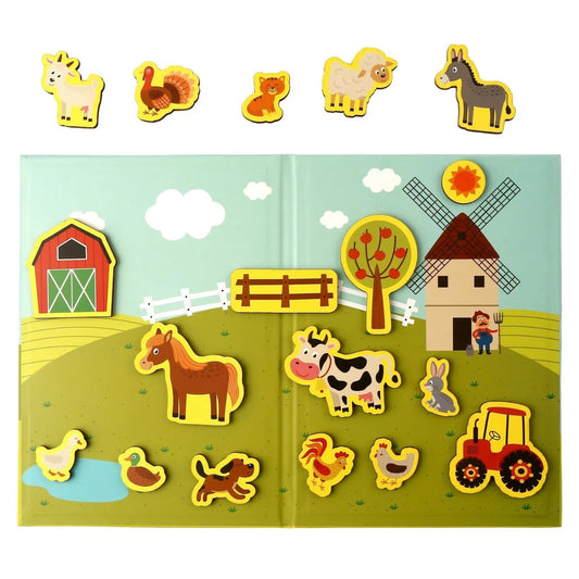 Rossie Wooden Magnetic Farm Playset
