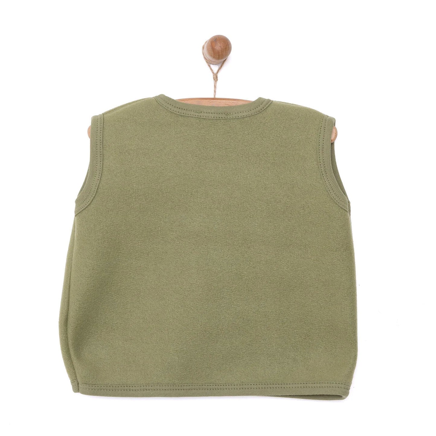 HelloBaby Basic Fleece Vest - Khaki