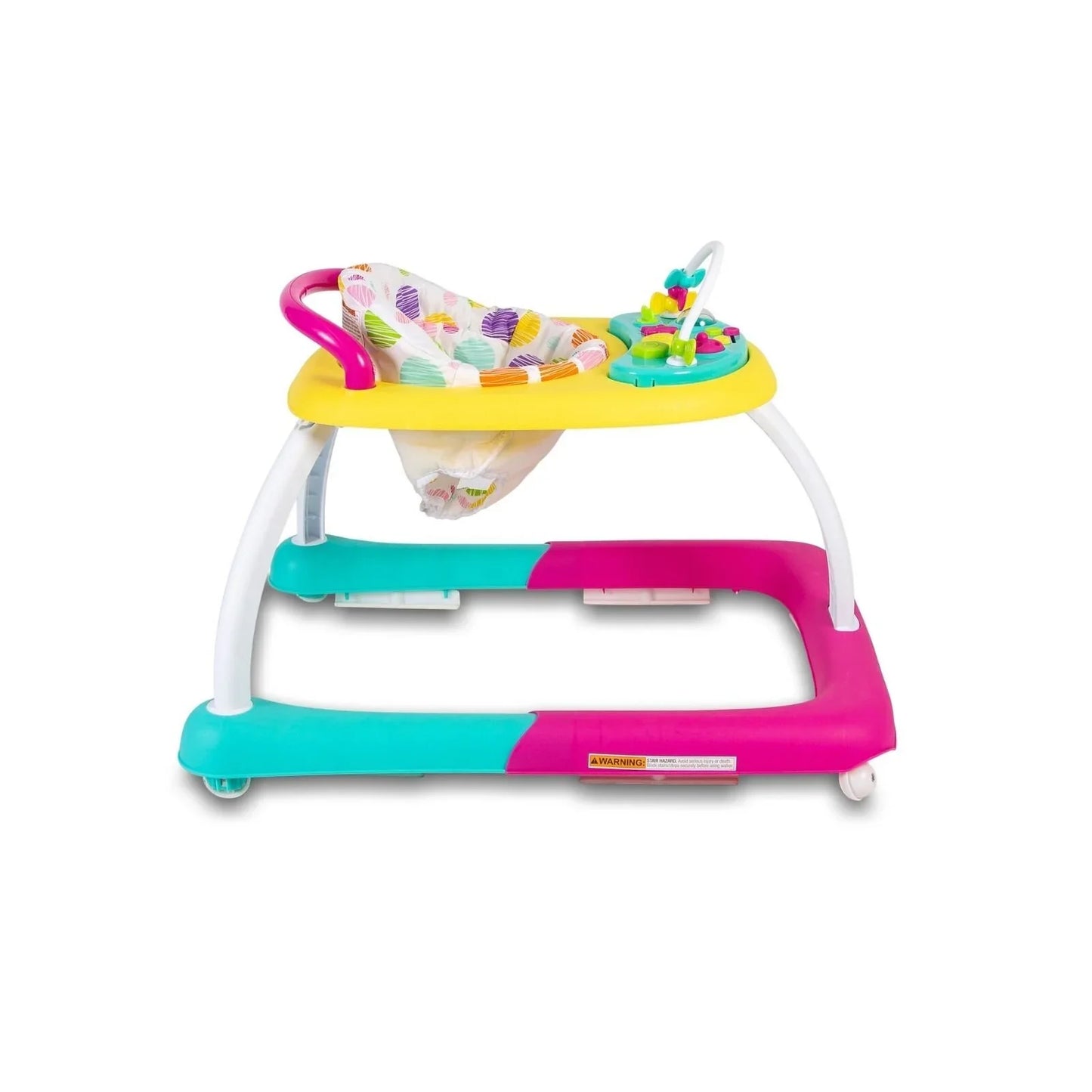 Red Kite Baby Go Round Kiddo Walker & Push Along Combined - Pink