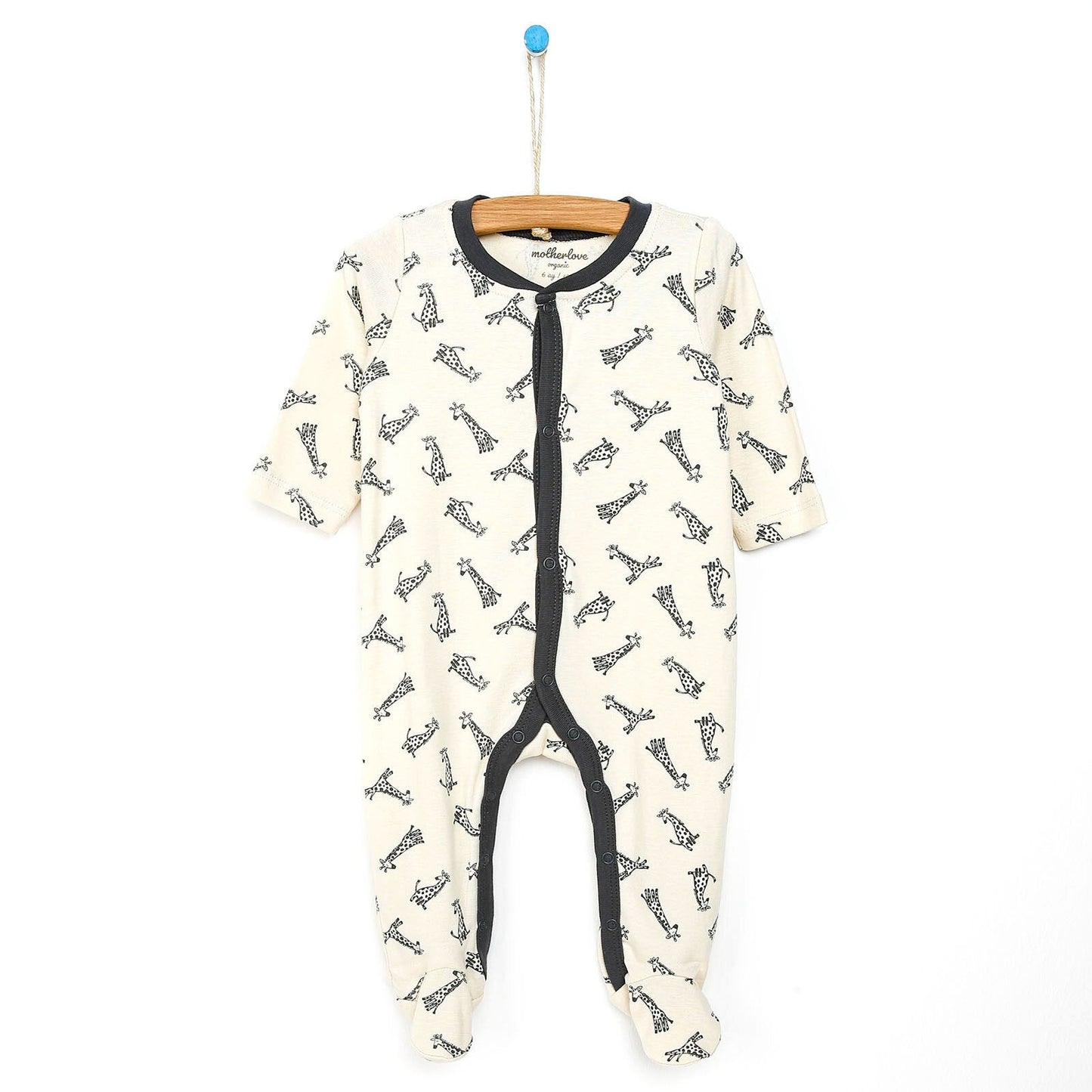 Motherlove Newborn Organic Footed Jumpsuit - Green