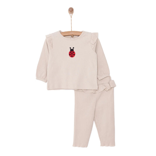 HelloBaby Basic Baby Girl Jogger - Beige