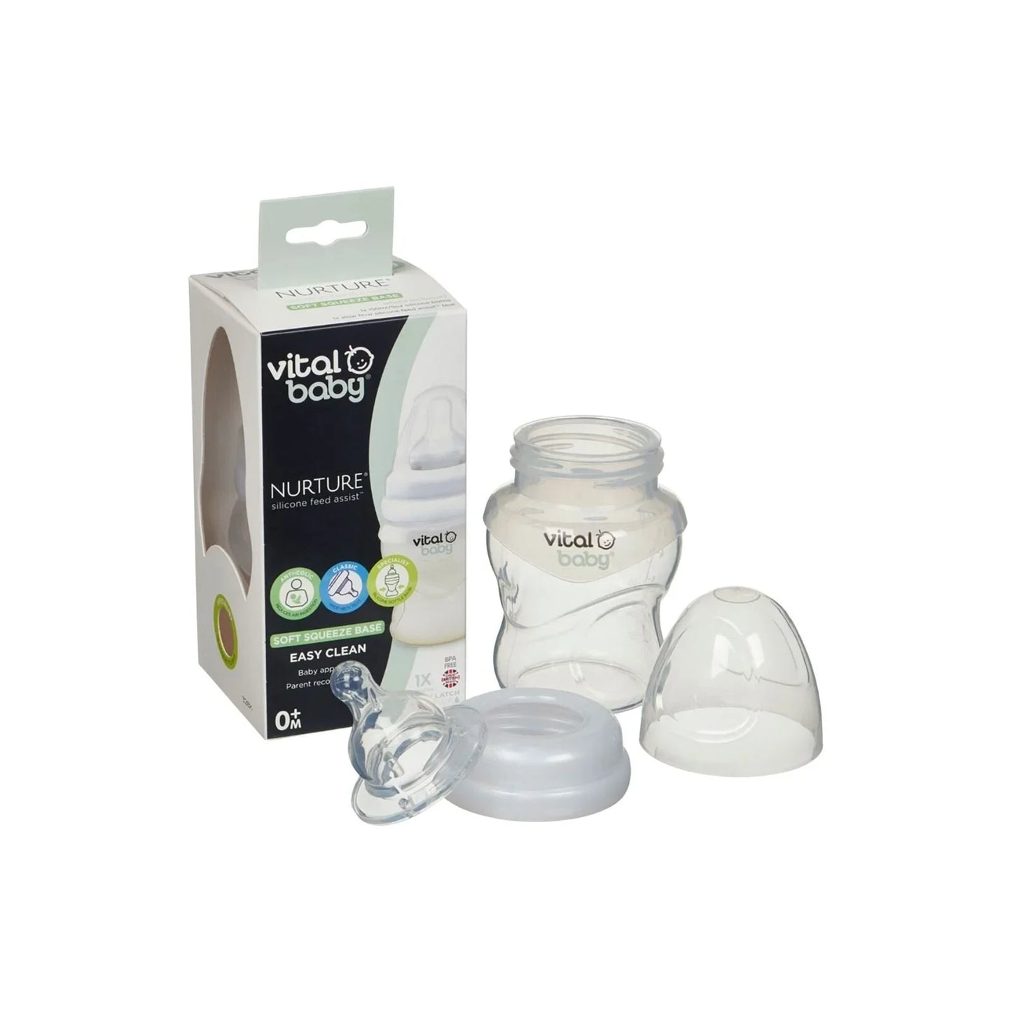 Vital Baby Nurture Silicone Feed Bottle 150ml