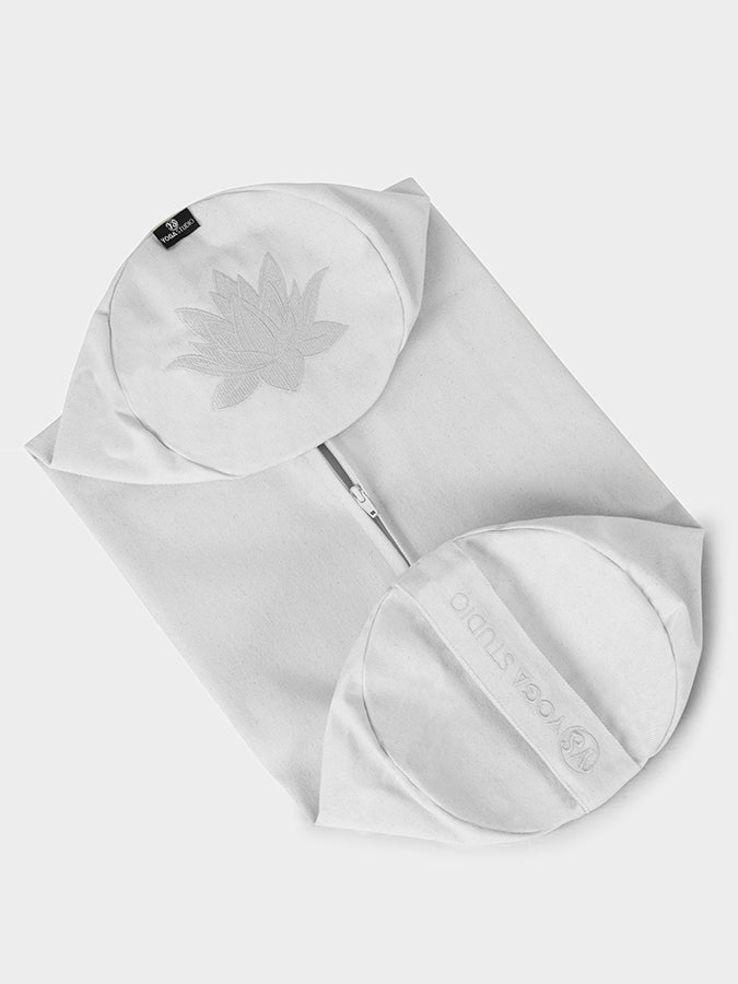 Yoga Studio Replacement Round Lotus Bolster Outer Cushion Cover