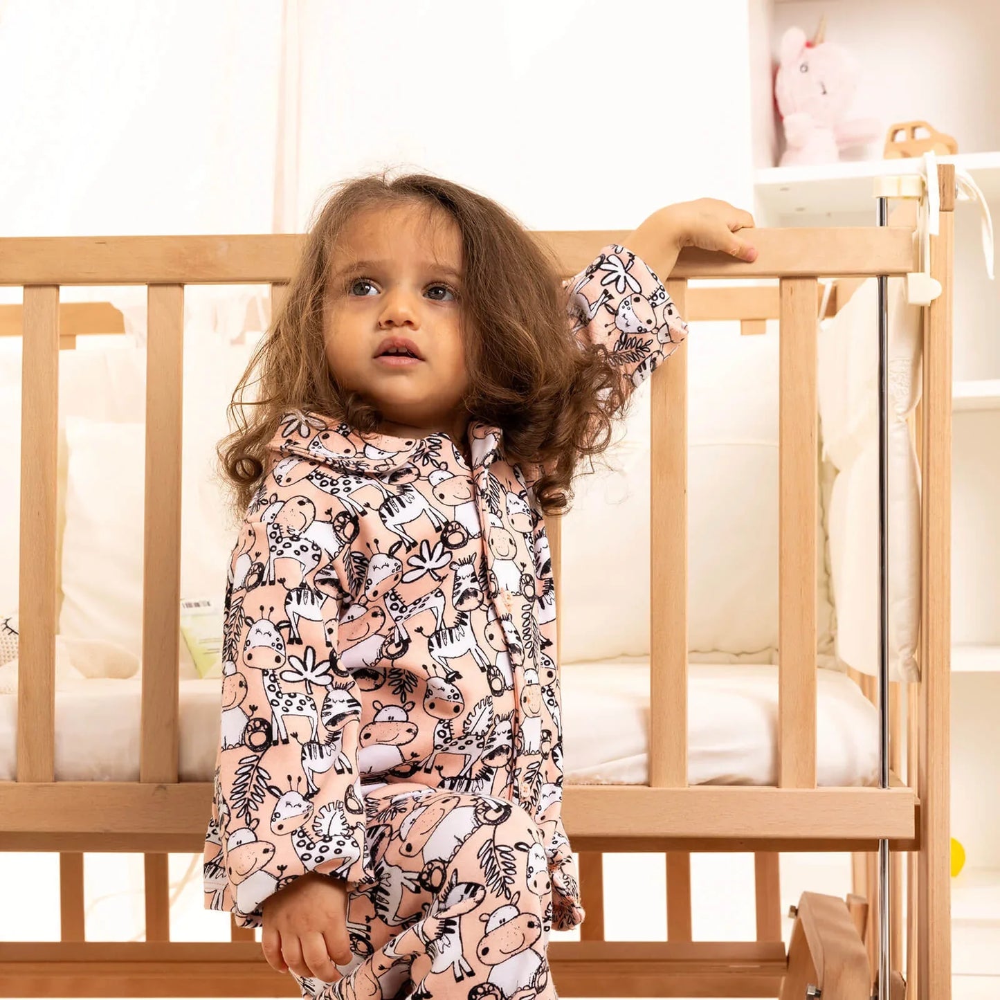 HelloBaby Baby Girl Shirt Collar Pyjamas