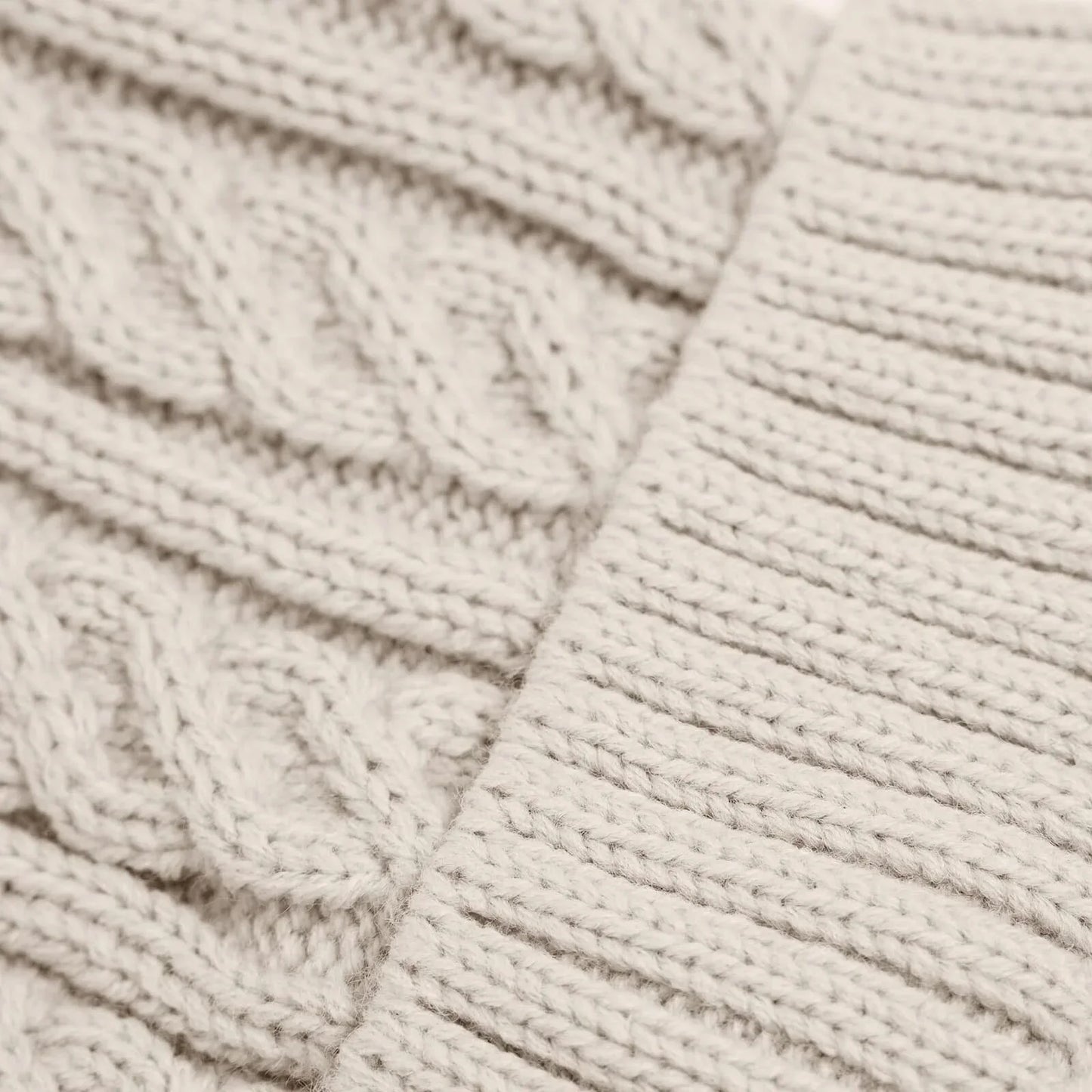 HelloBaby Unisex Beanie - Ecru