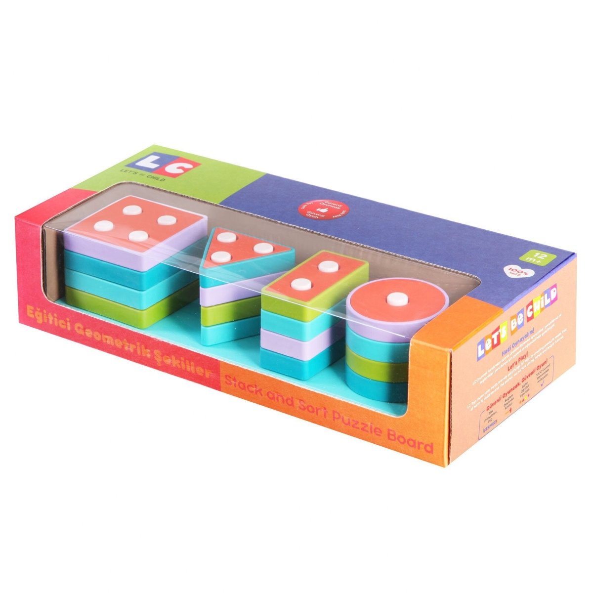 Let's Be Child Educational Geometric Shapes