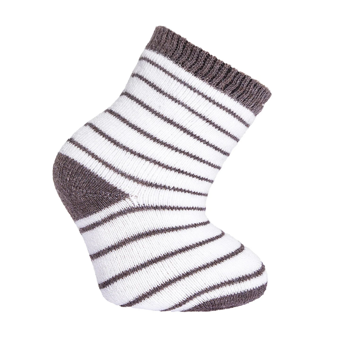 HelloBaby Boy Chenille Socks 3 Pack - Brown