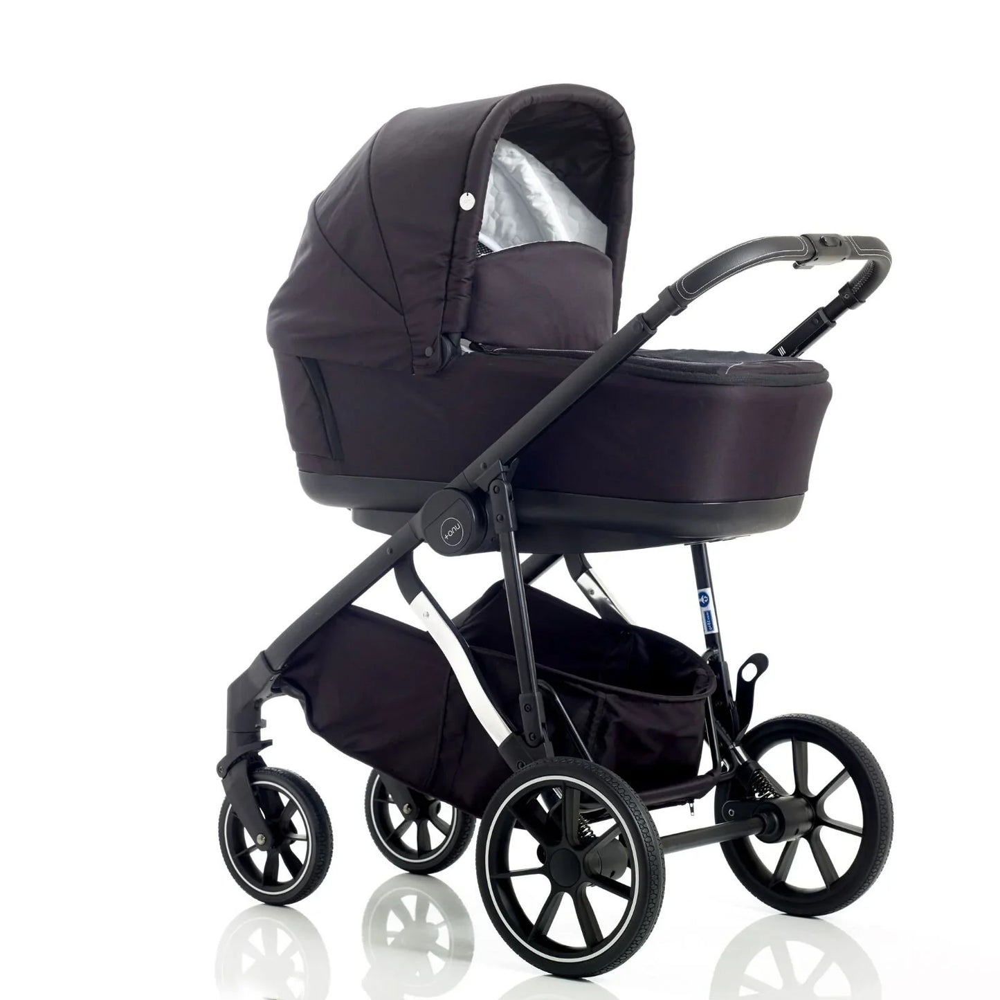 Mee-Go UNO Plus 3-in-1 with ISOFIX Base Travel System - Black/Chrome