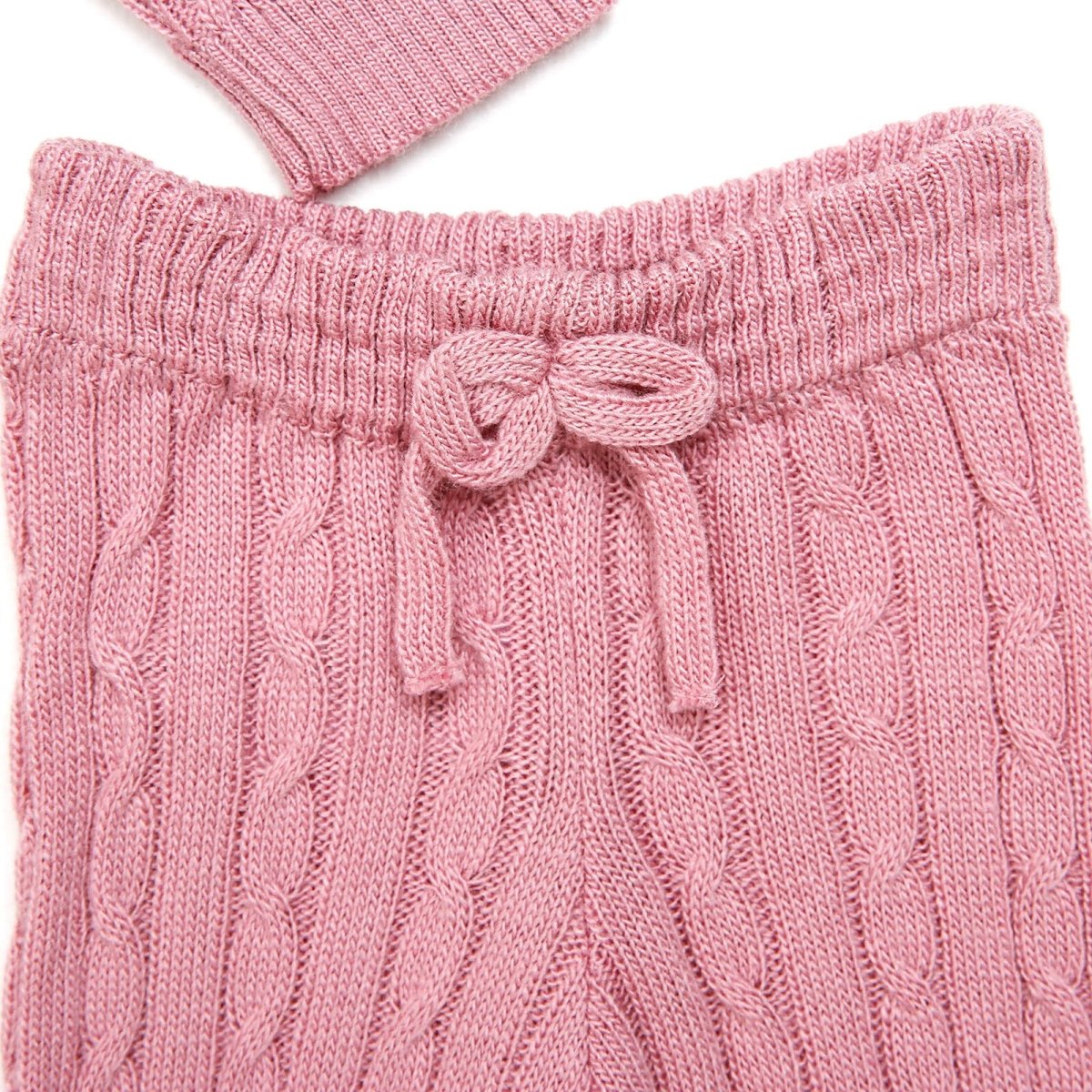 HelloBaby Newborn Knit Cardigan - Light Rose