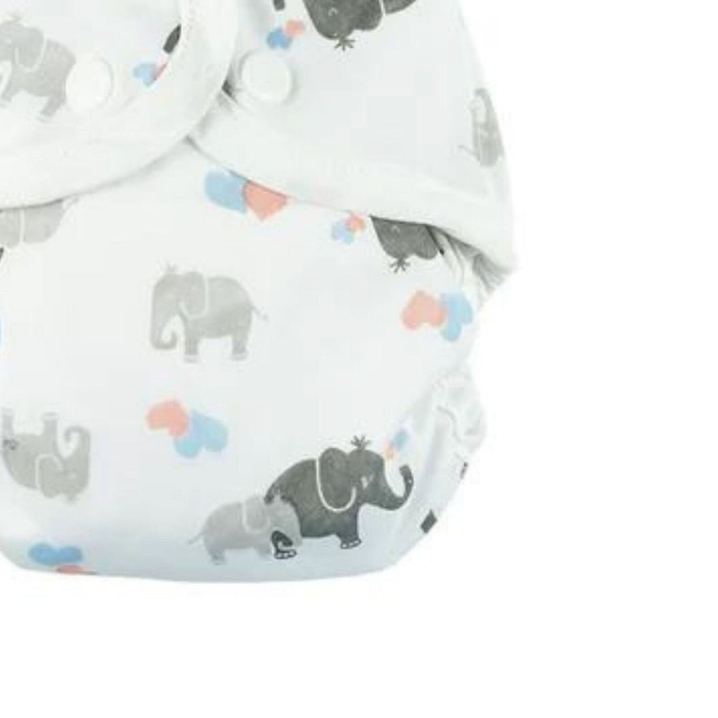 MuslinZ Washable Nappy Wrap - Elephant