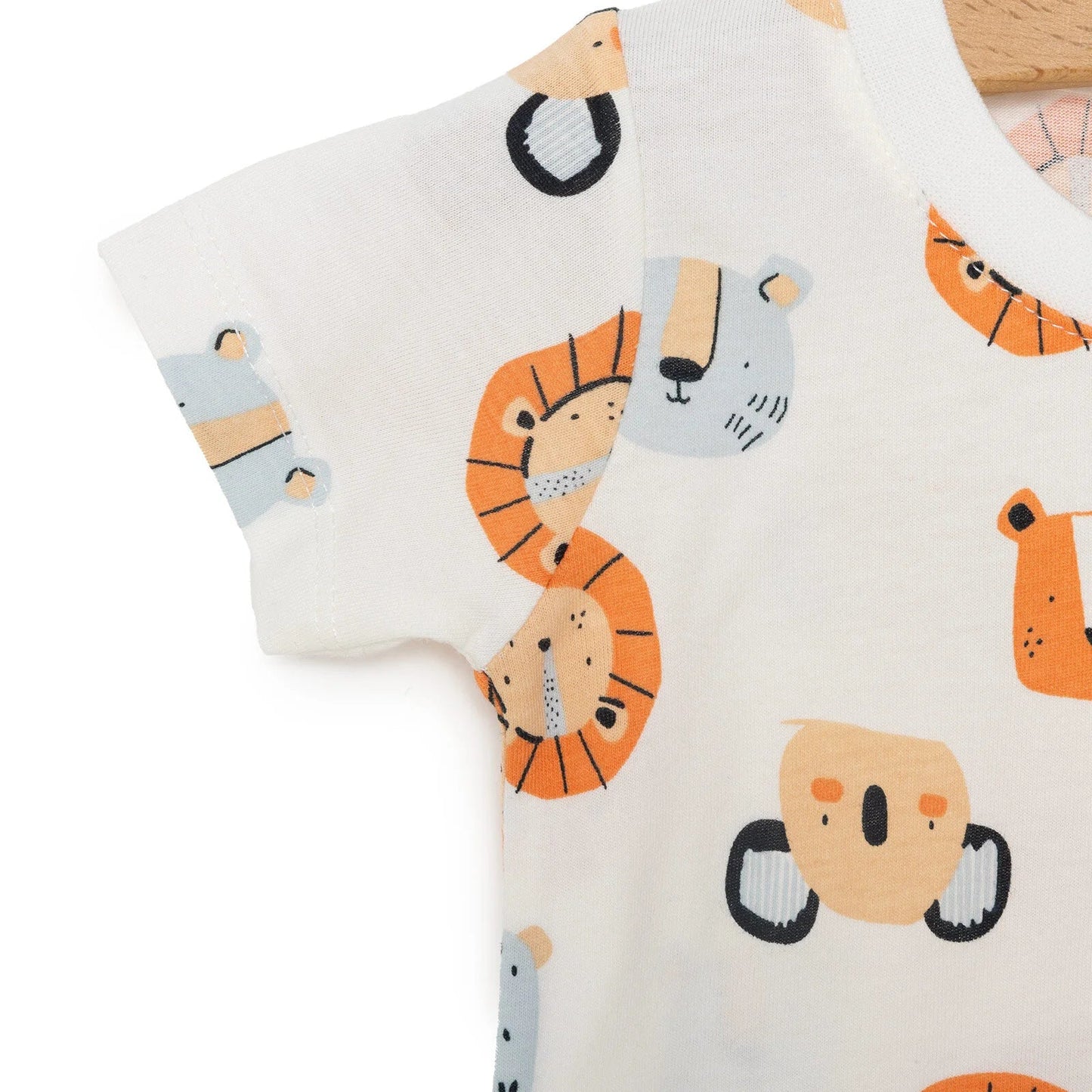 HelloBaby Boy Tshirt-Short - Ecru