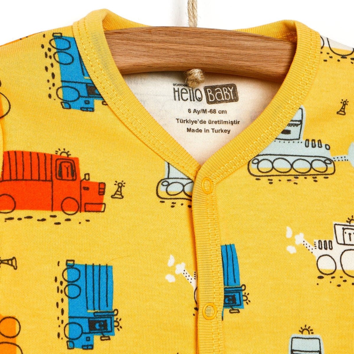 HelloBaby Basic Baby Boy Pyjamas Set - Yellow