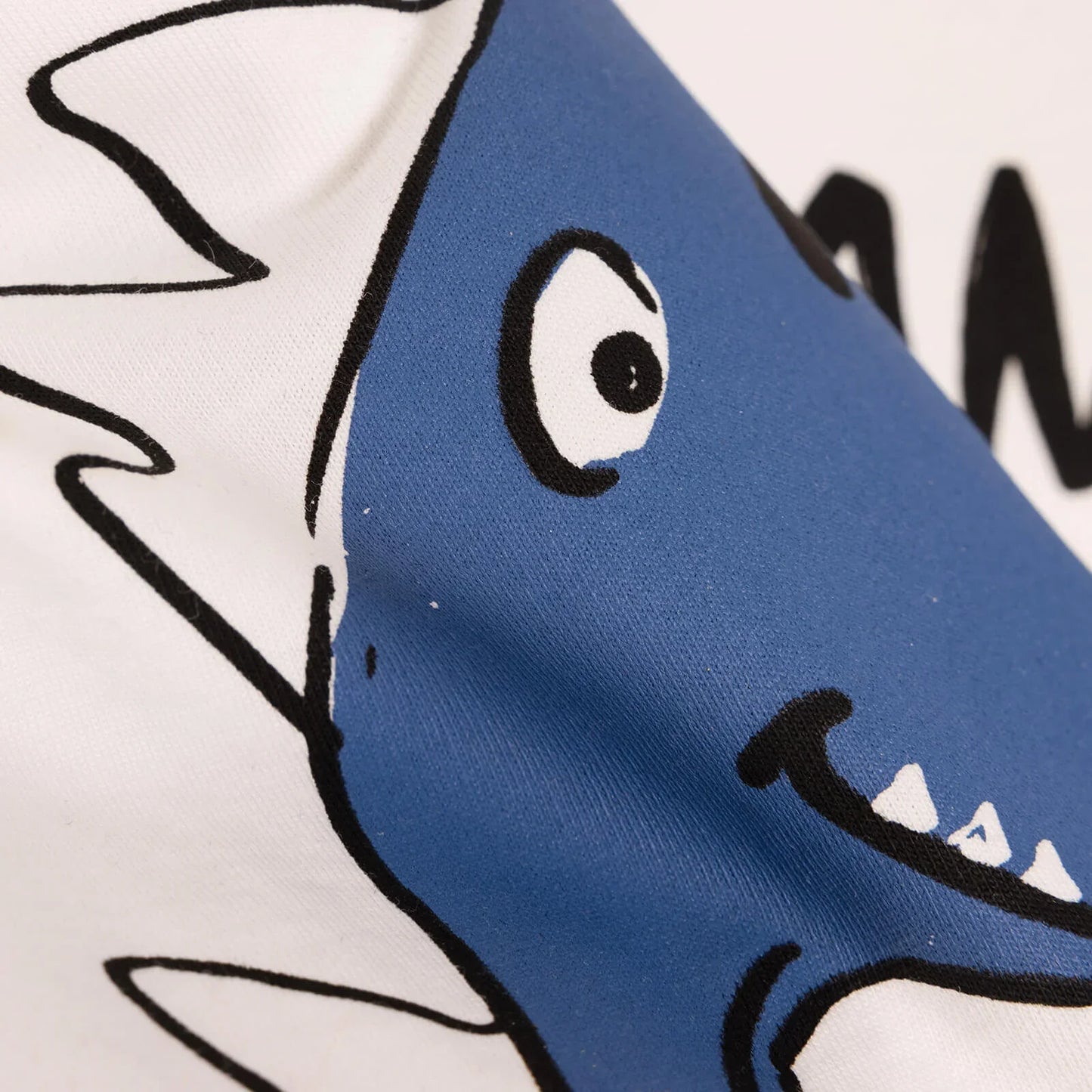 HelloBaby Baby Boy Smiley Dino Patterned Long Sleeve Tshirt - Ecru