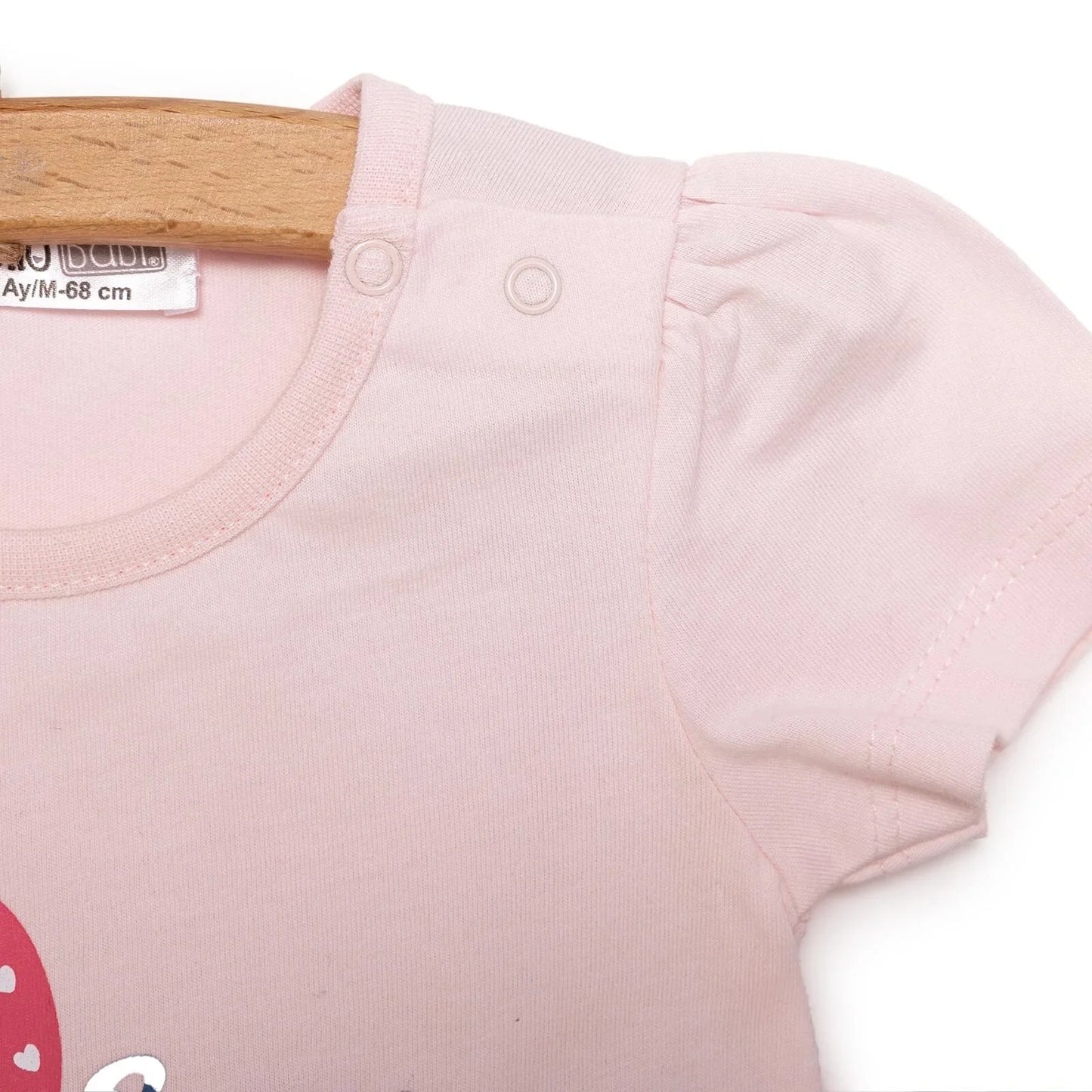 HelloBaby Girl Strawberry Patterned T-shirt - Pink