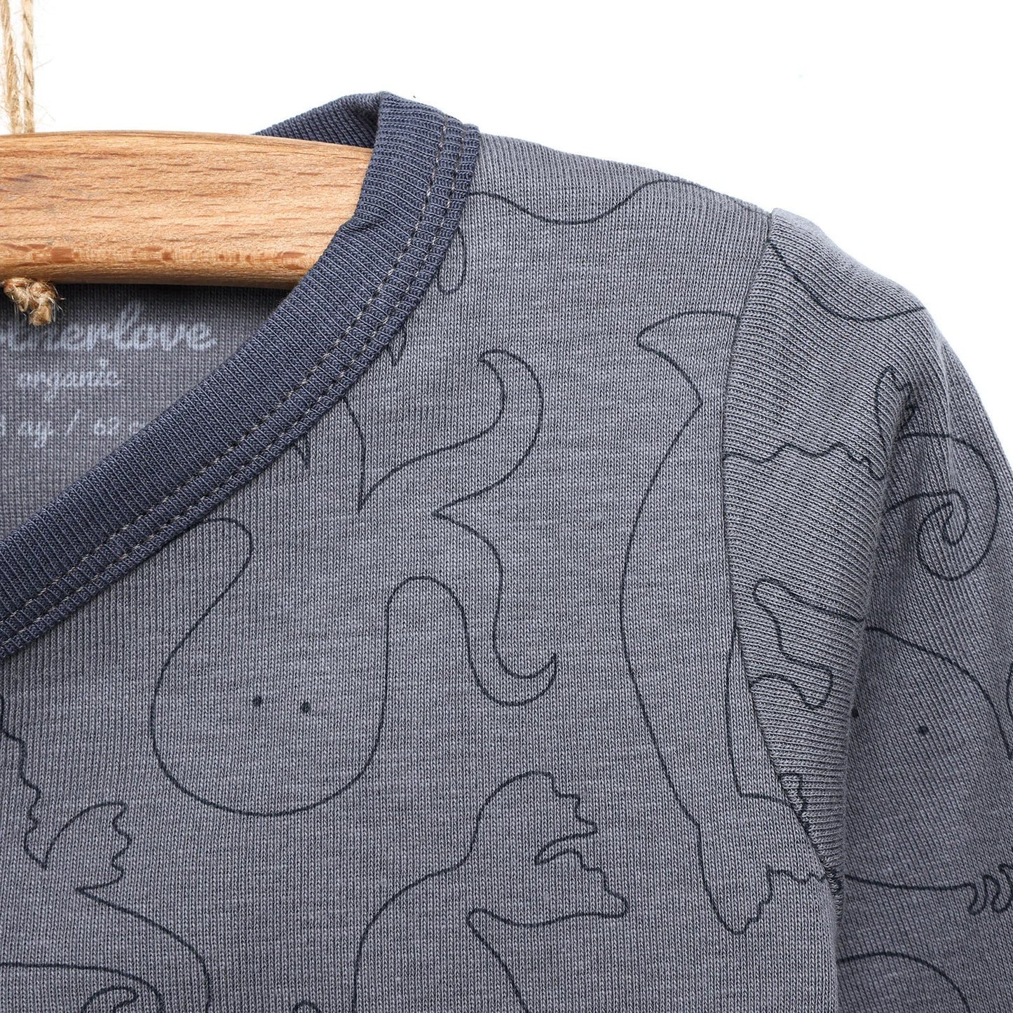 Motherlove Newborn Organic Sleeve Bodysuit - Beige