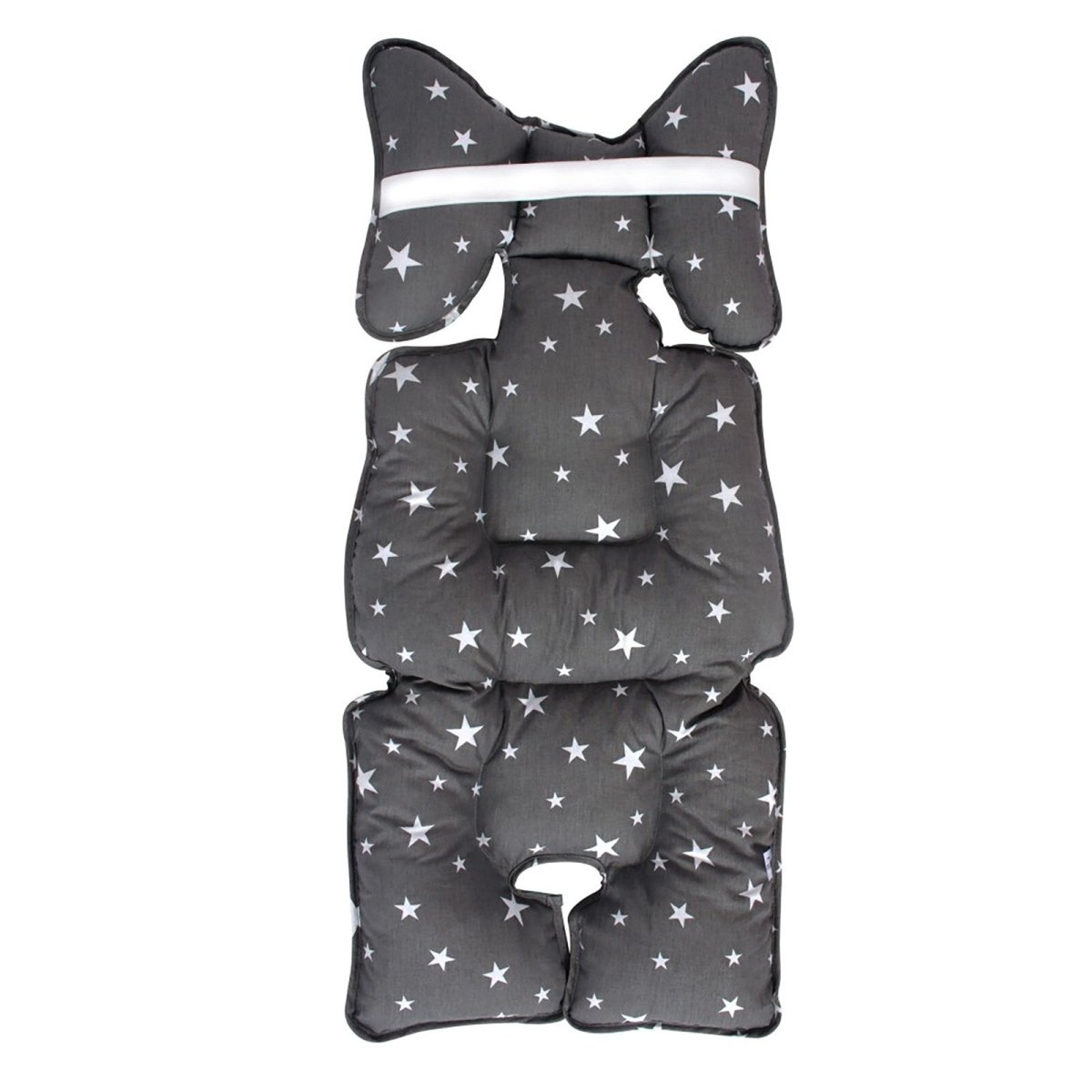 Sevi Bebe Stroller and Car Seat Cushion Grey Star