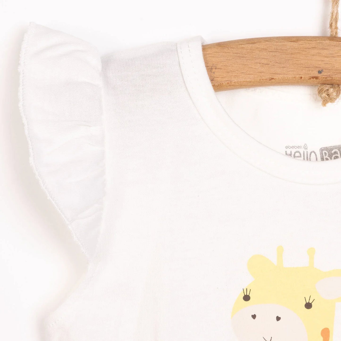 HelloBaby Girl Tshirt-Short - Light Yellow
