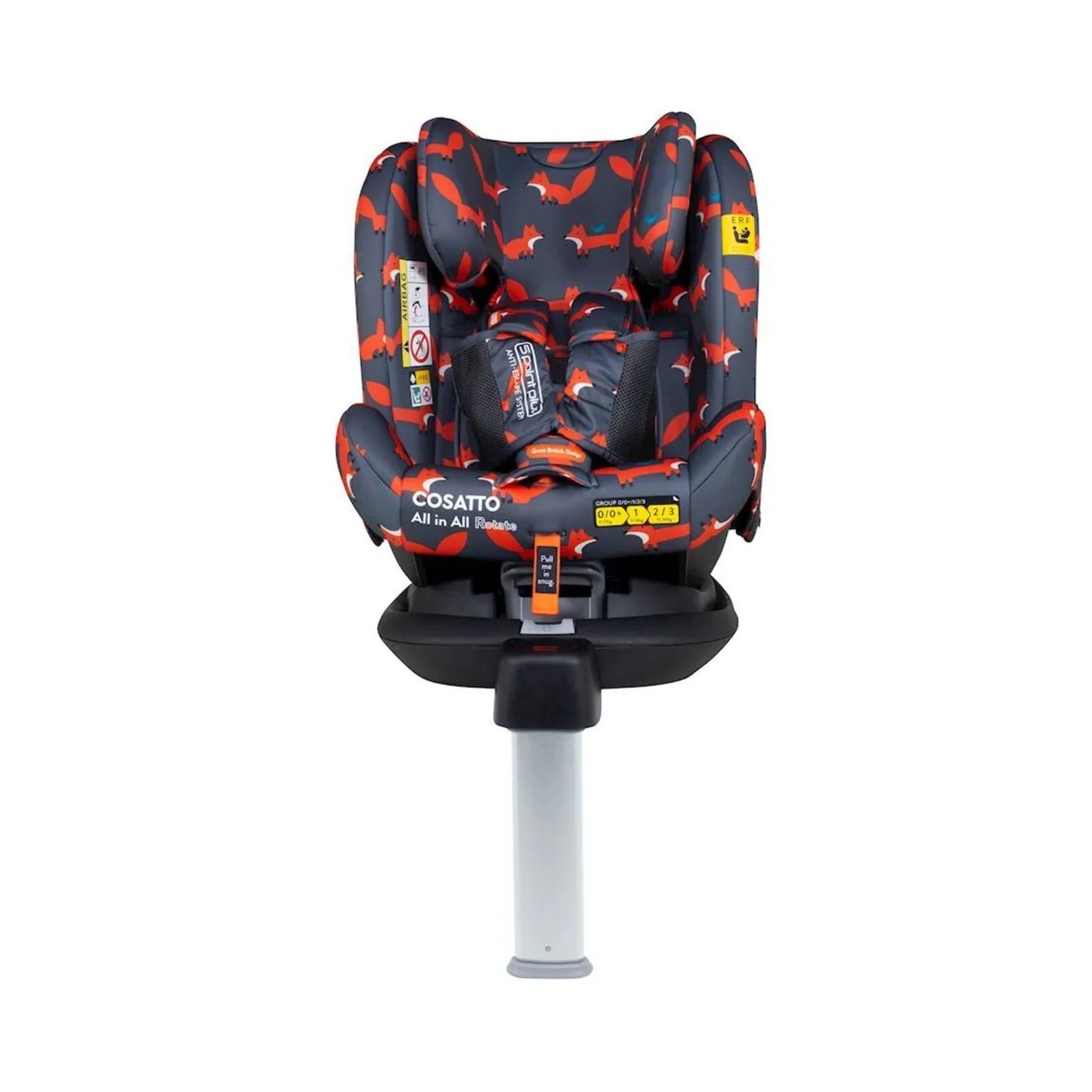 Cosatto All in All 360 Rotate i-Size Car Seat - Charcoal Mister Fox