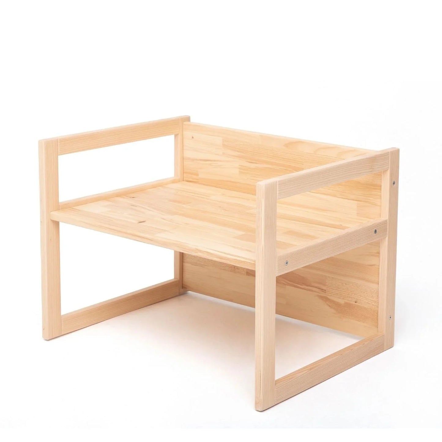 Montessori Wooden Convertable Table & Chair 36,6 cm (W) x 47 cm (H) x 64,5 cm (L)