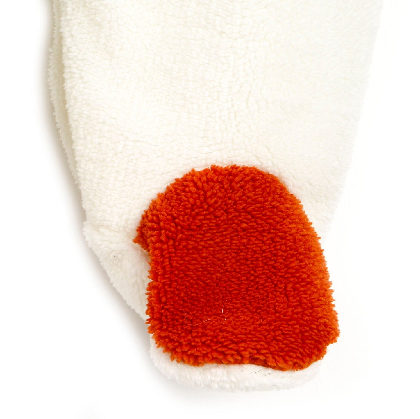 Midimod Newborn Fox Welsoft Footed Jumpsuit - Orange