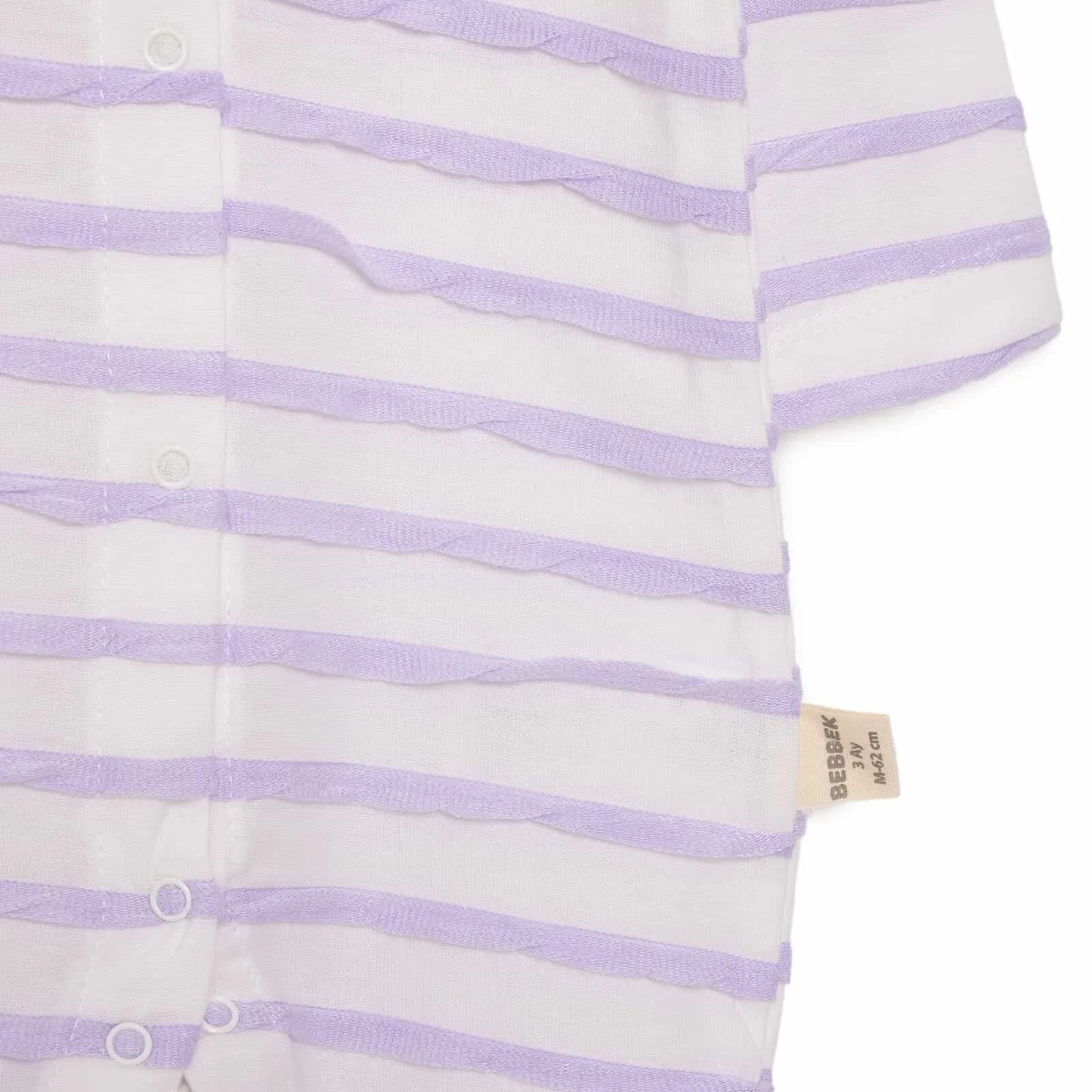 Bebbek Unisex Footed Jumpsuit - Purple