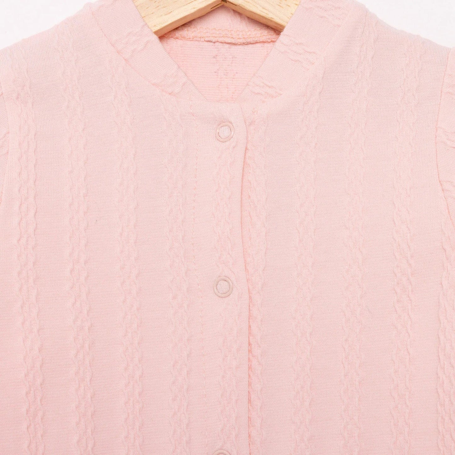 Bebbek Girl Footed Jumpsuit - Powder