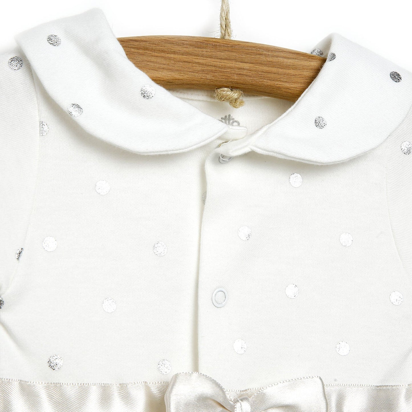 Bebetto Footed Jumpsuit - Ecru