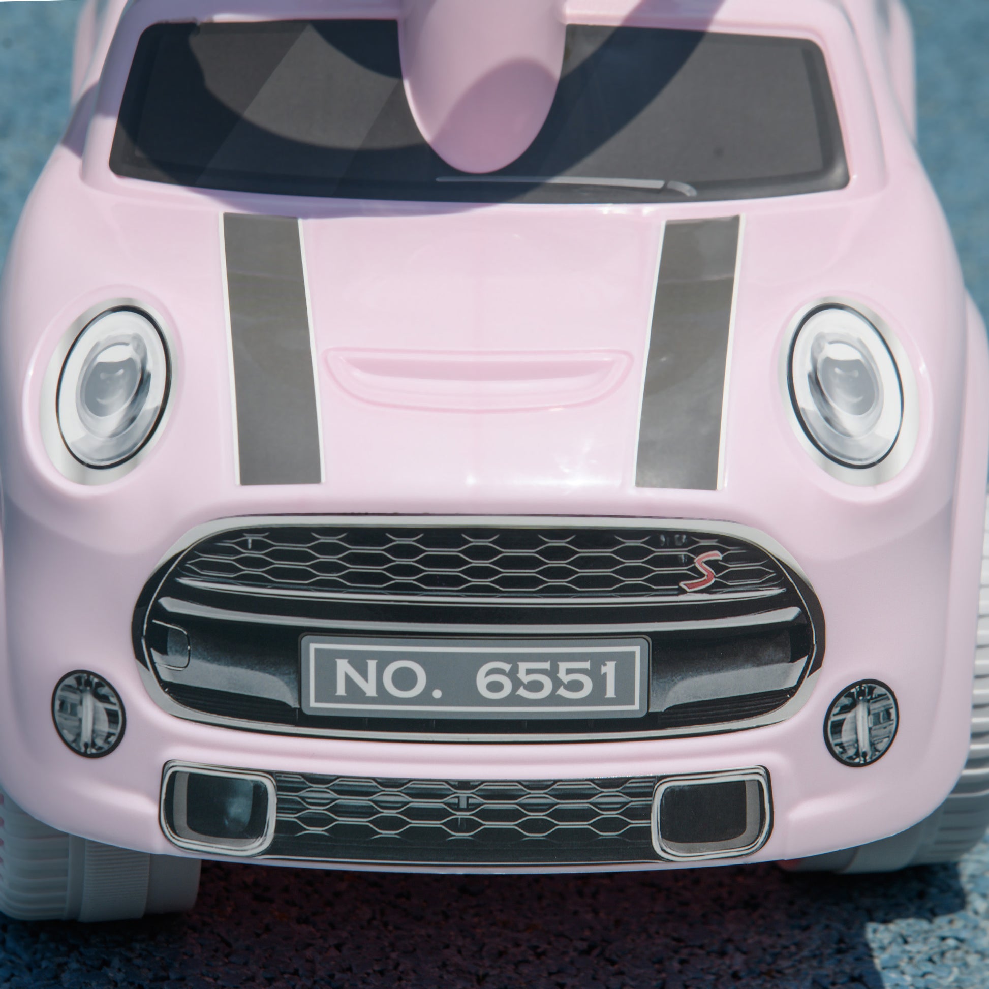 AIYAPLAY Foot To Floor Ride On Car Sliding Car with Air Horn, Anti-Over-Backwards, 18 to 36 Months in Pink-7