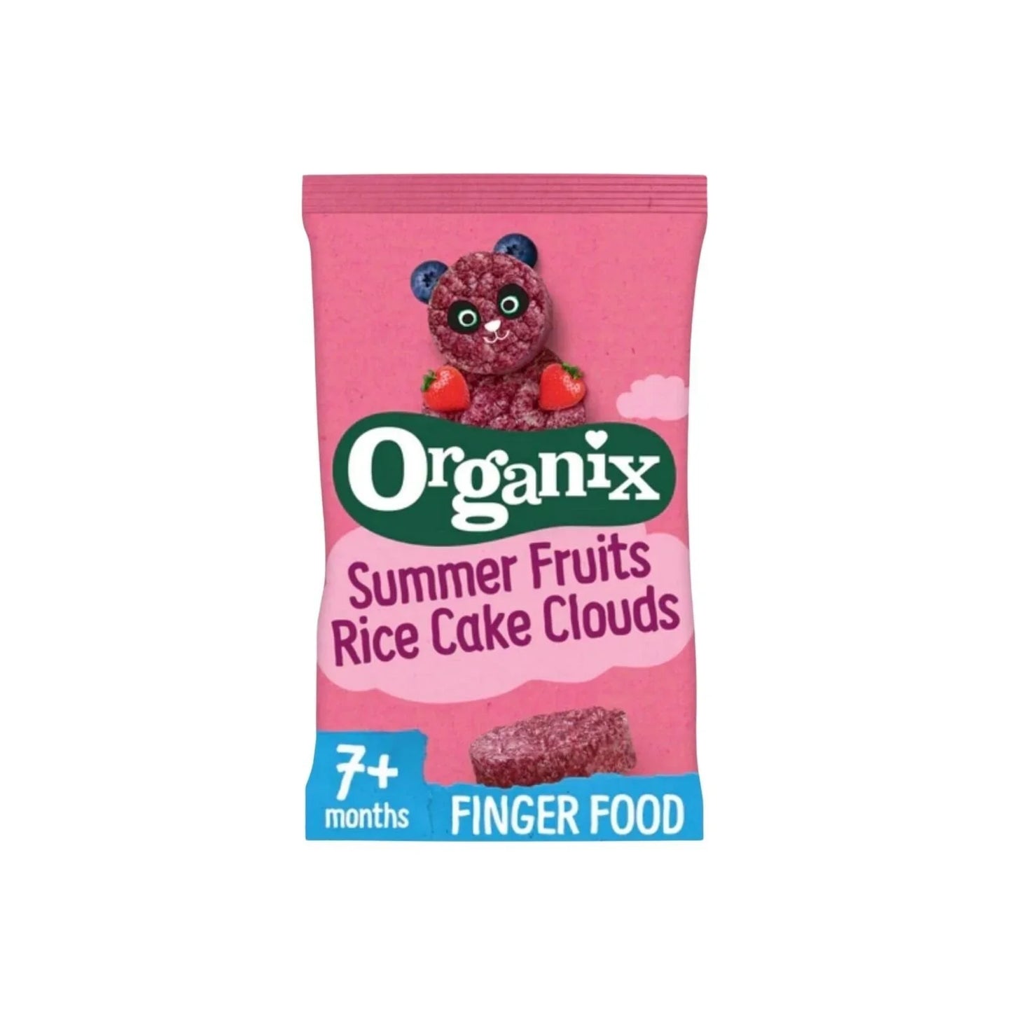 Organix Summer Fruits Rice Cake Clouds 7+ months 40g