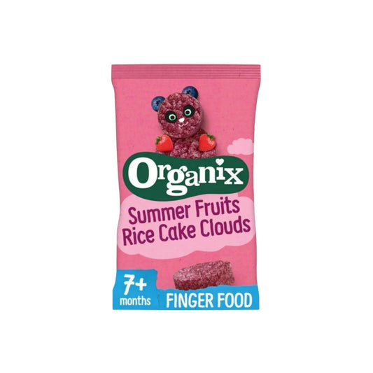 Organix Summer Fruits Rice Cake Clouds 7+ months 40g