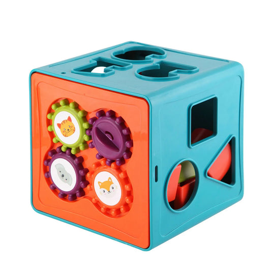 Let's Be Child Educational Shape Sorter & Activity Cube