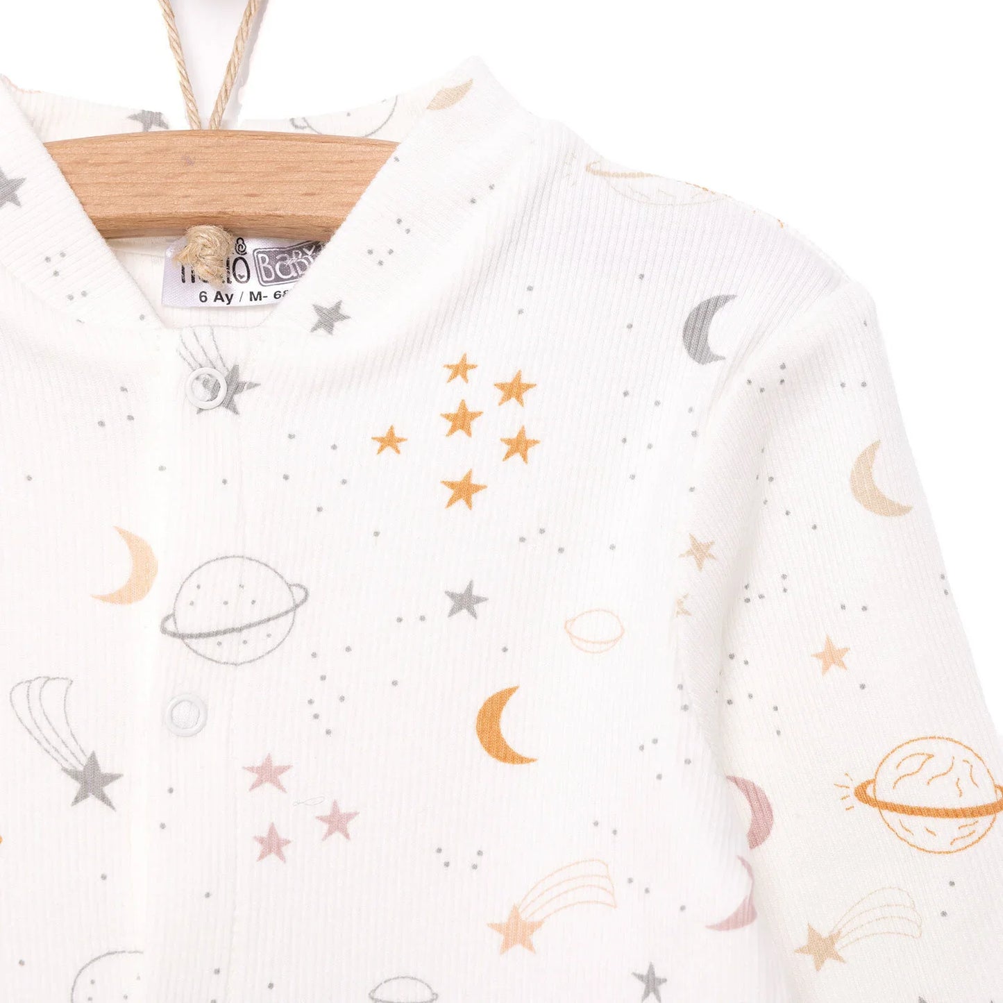 HelloBaby Newborn Boy Jumpsuit - Beige