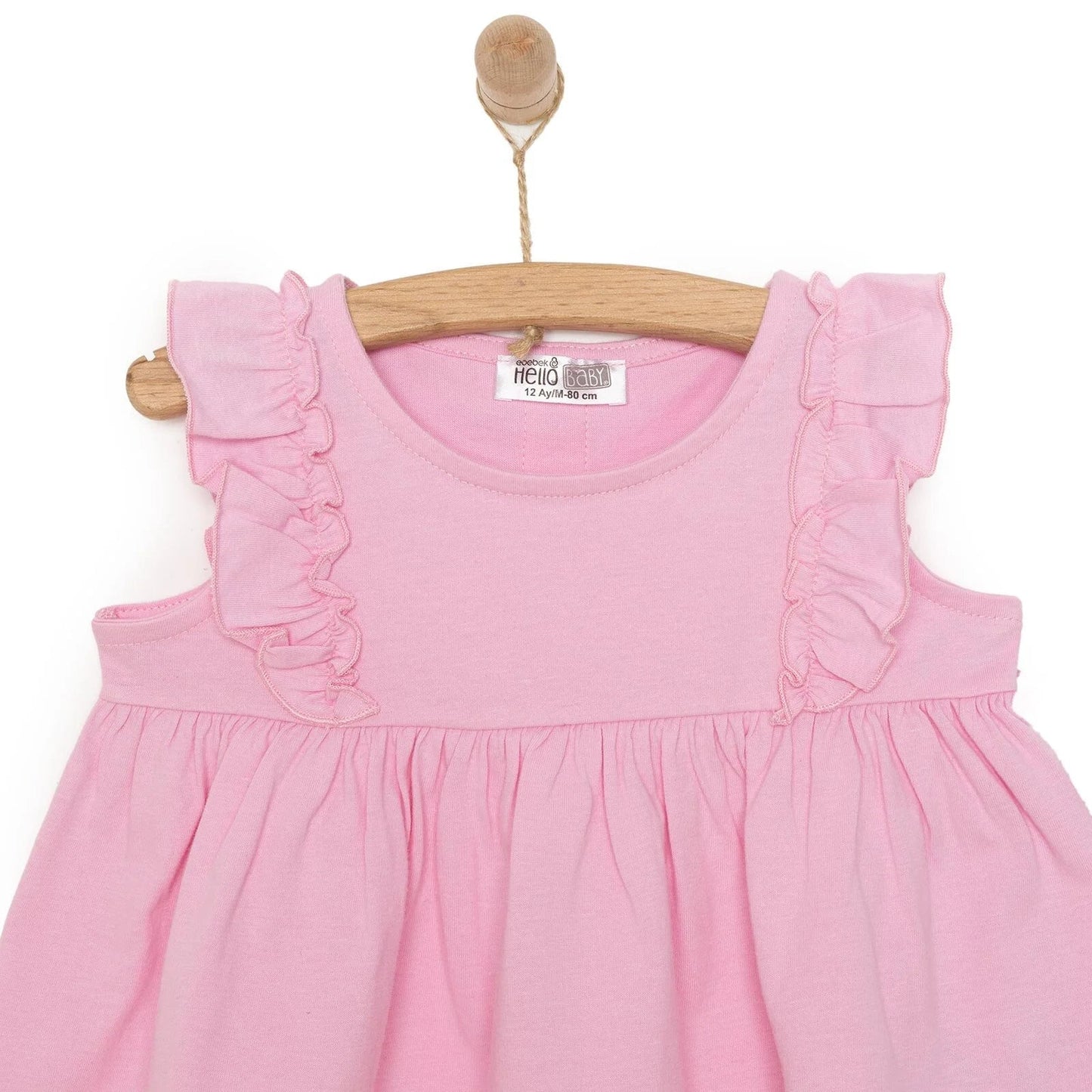 HelloBaby Baby Girl Tight & T-shirt - Mauve