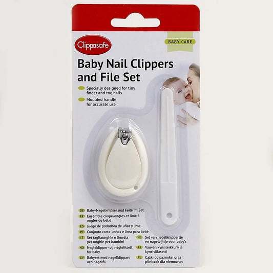 Clippasafe Nail Clippers & File Set