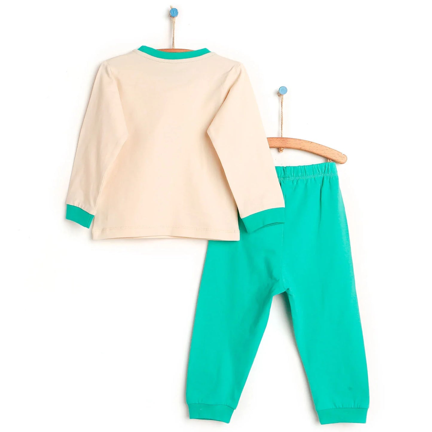 HelloBaby Basic Baby Boy Pyjamas Set - Ecru