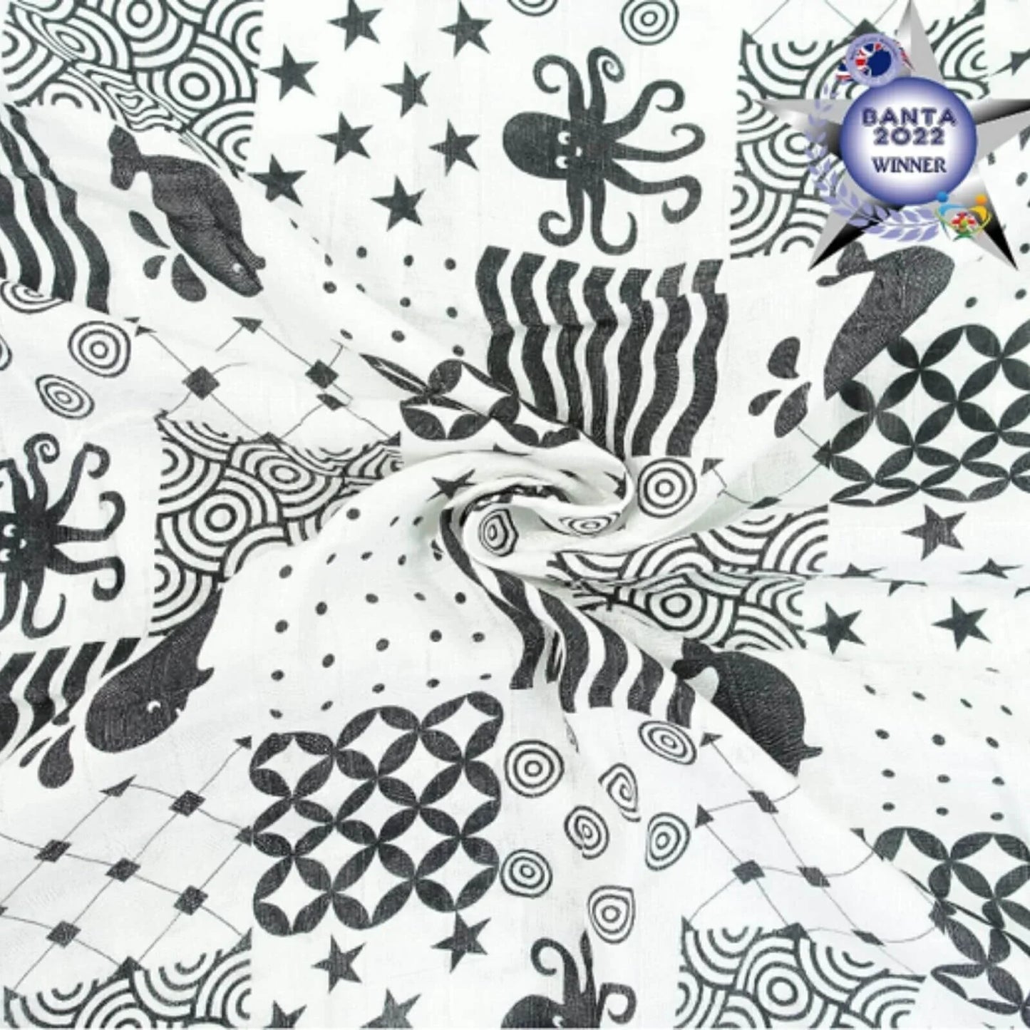 MuslinZ 3 Pack Bamboo/Organic Cotton Muslin Squares 70x70cm - Sensory