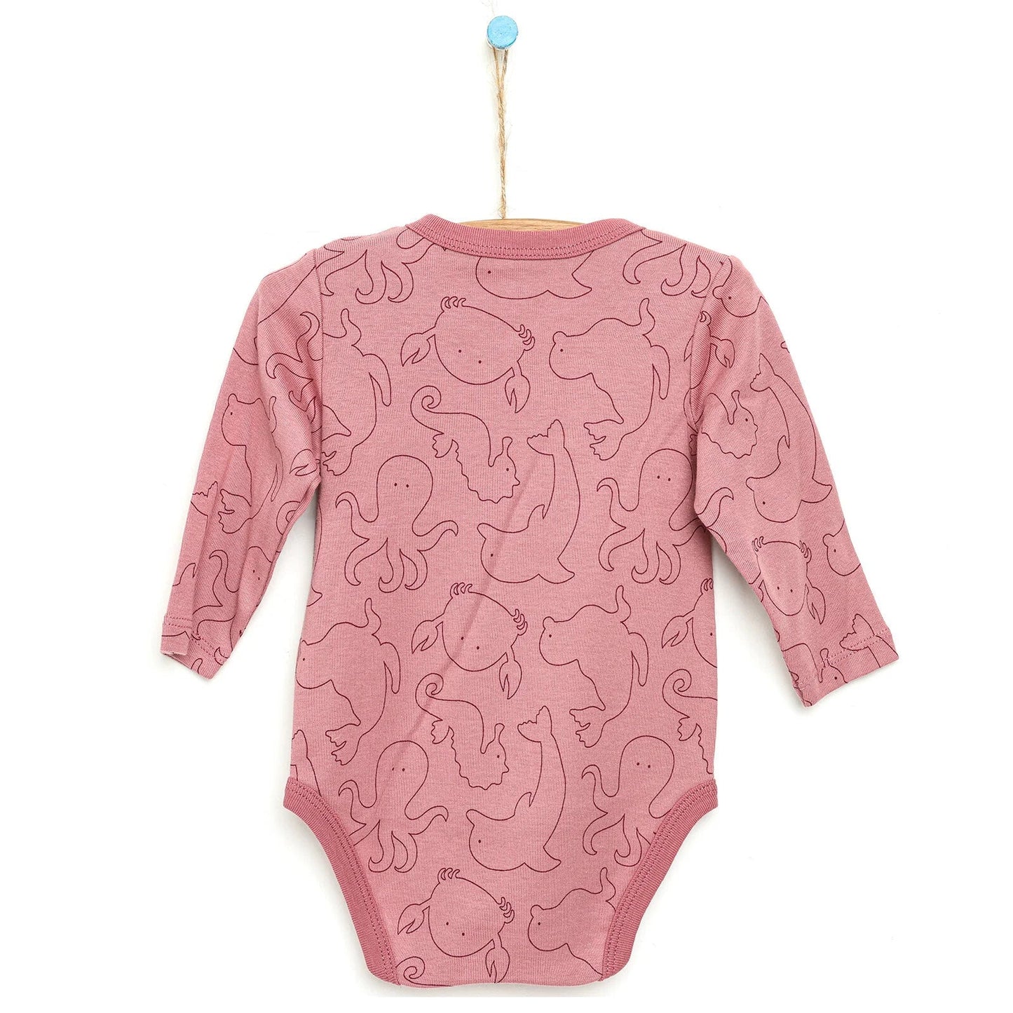 Motherlove Newborn Organic Sleeve Bodysuit - Beige