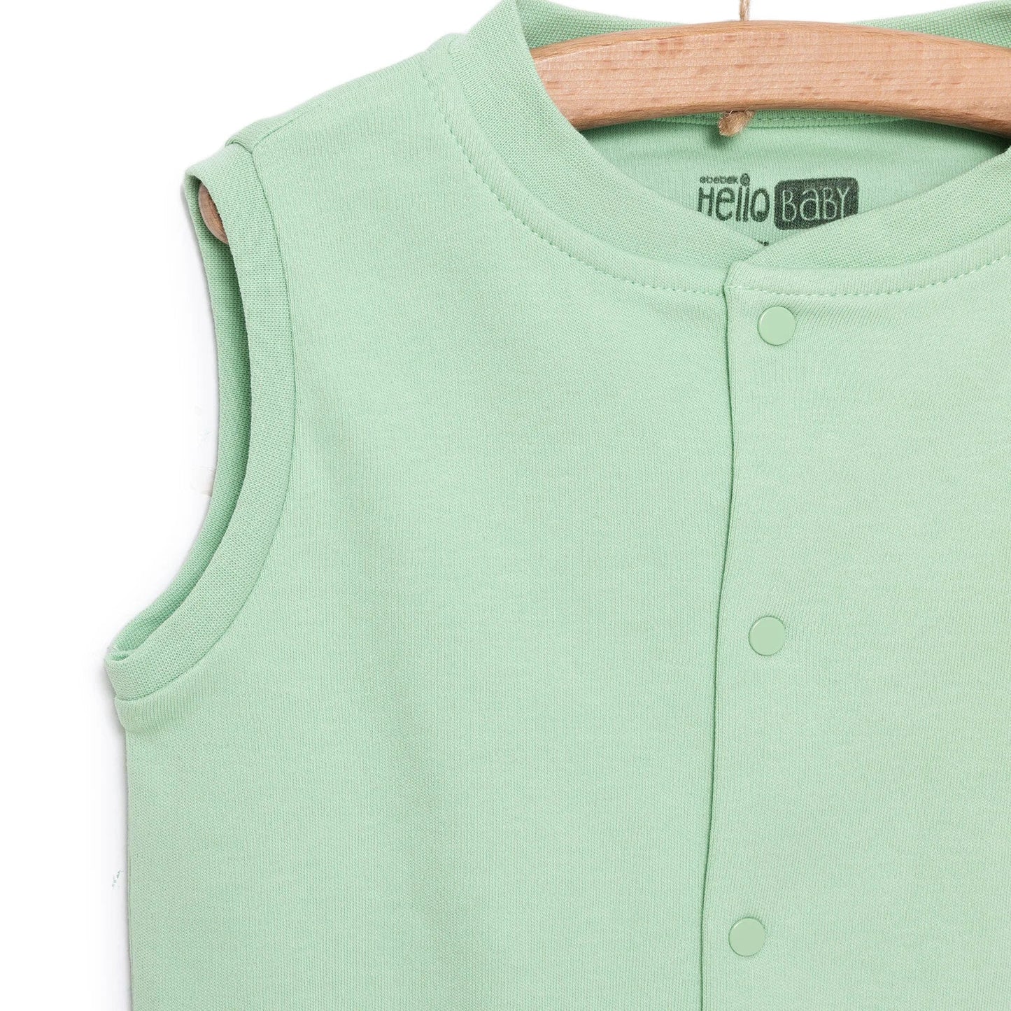 HelloBaby Baby Boy Ribbed Cardigan - Green