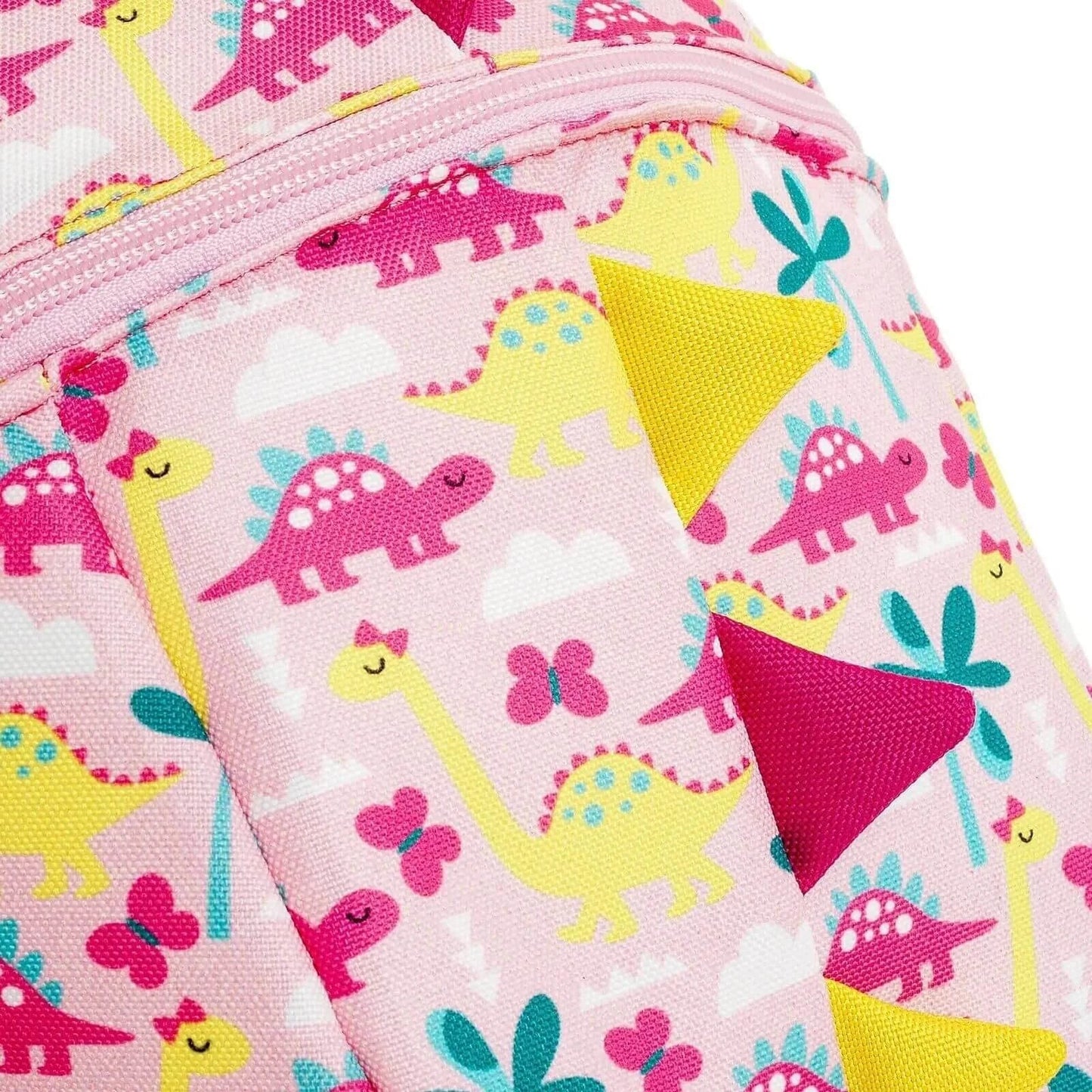 HelloBaby Dinosaur Baby Backpack - Light Pink