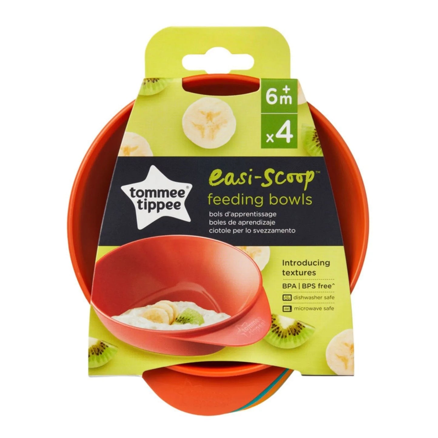 Tommee Tippee Easy Scoop Feeding Bowls Pack of 4
