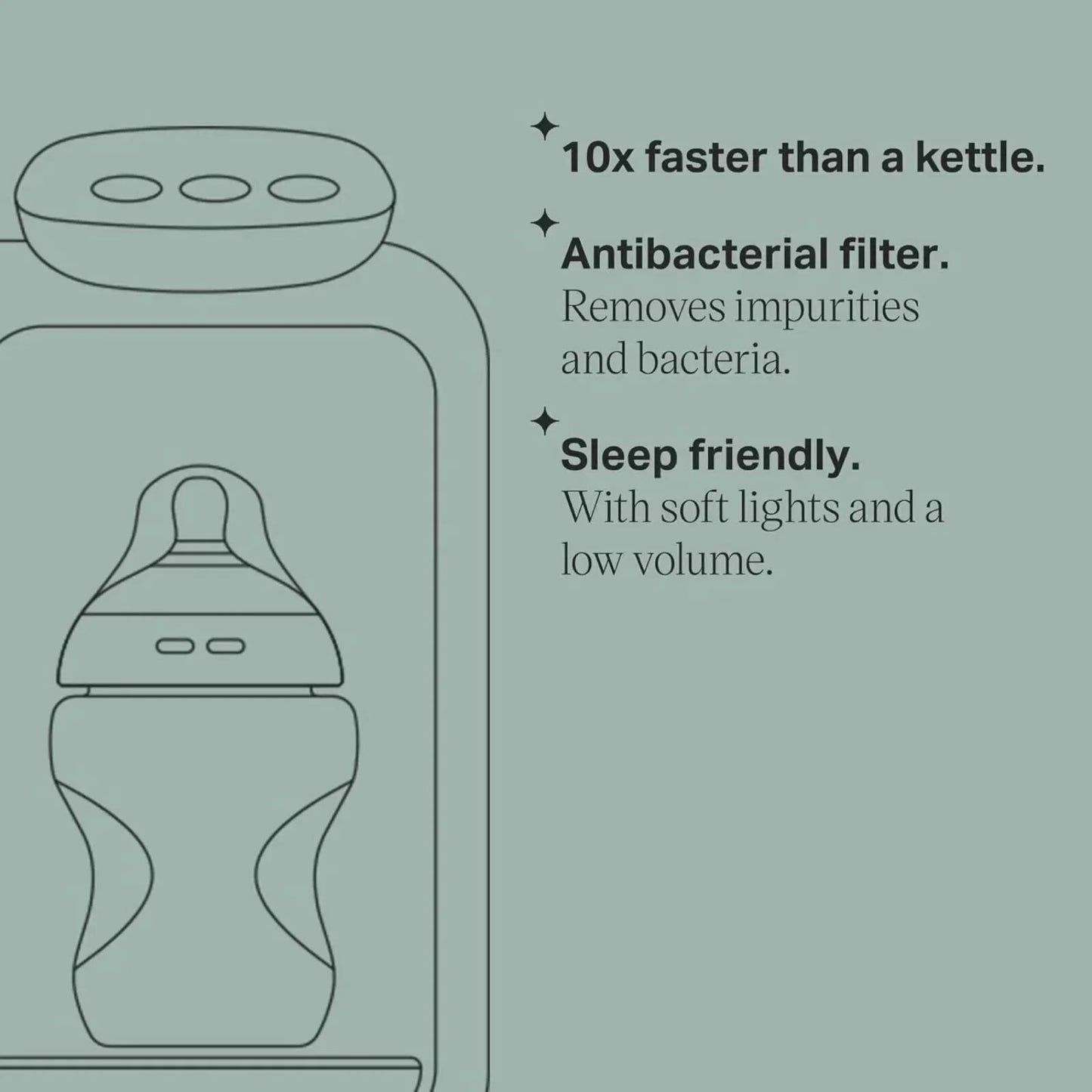 Tommee Tippee Perfect Prep Day & Night - Grey