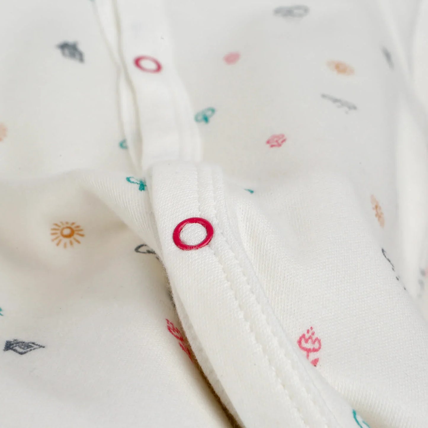 HelloBaby Newborn Baby Girl Footed Jumpsuit - Beige Melange