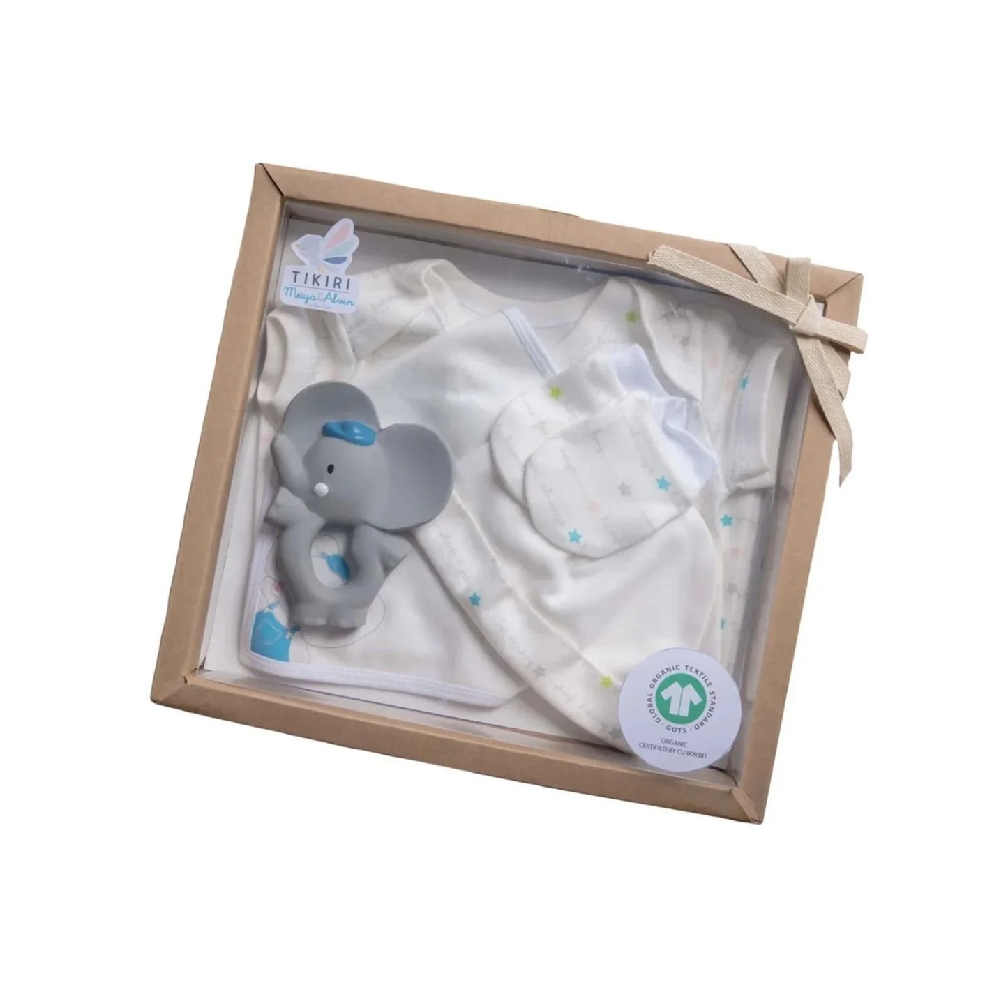 Tikiri Alvin the Elephant New Born Gift Starter Set