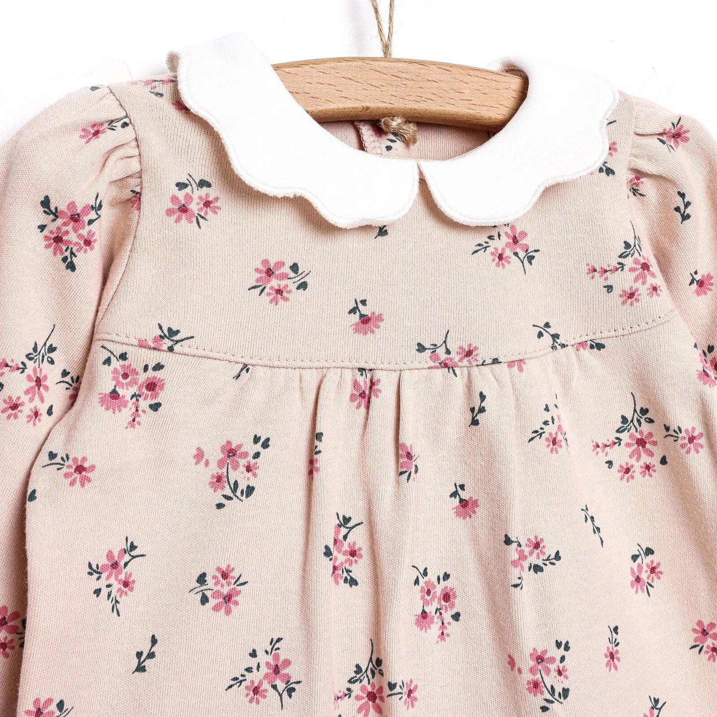 HelloBaby Newborn Baby Girl Romper - Beige