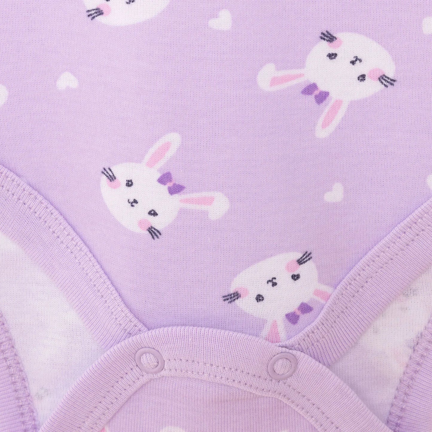 HelloBaby Girl Long Sleeve Bodysuit - Purple